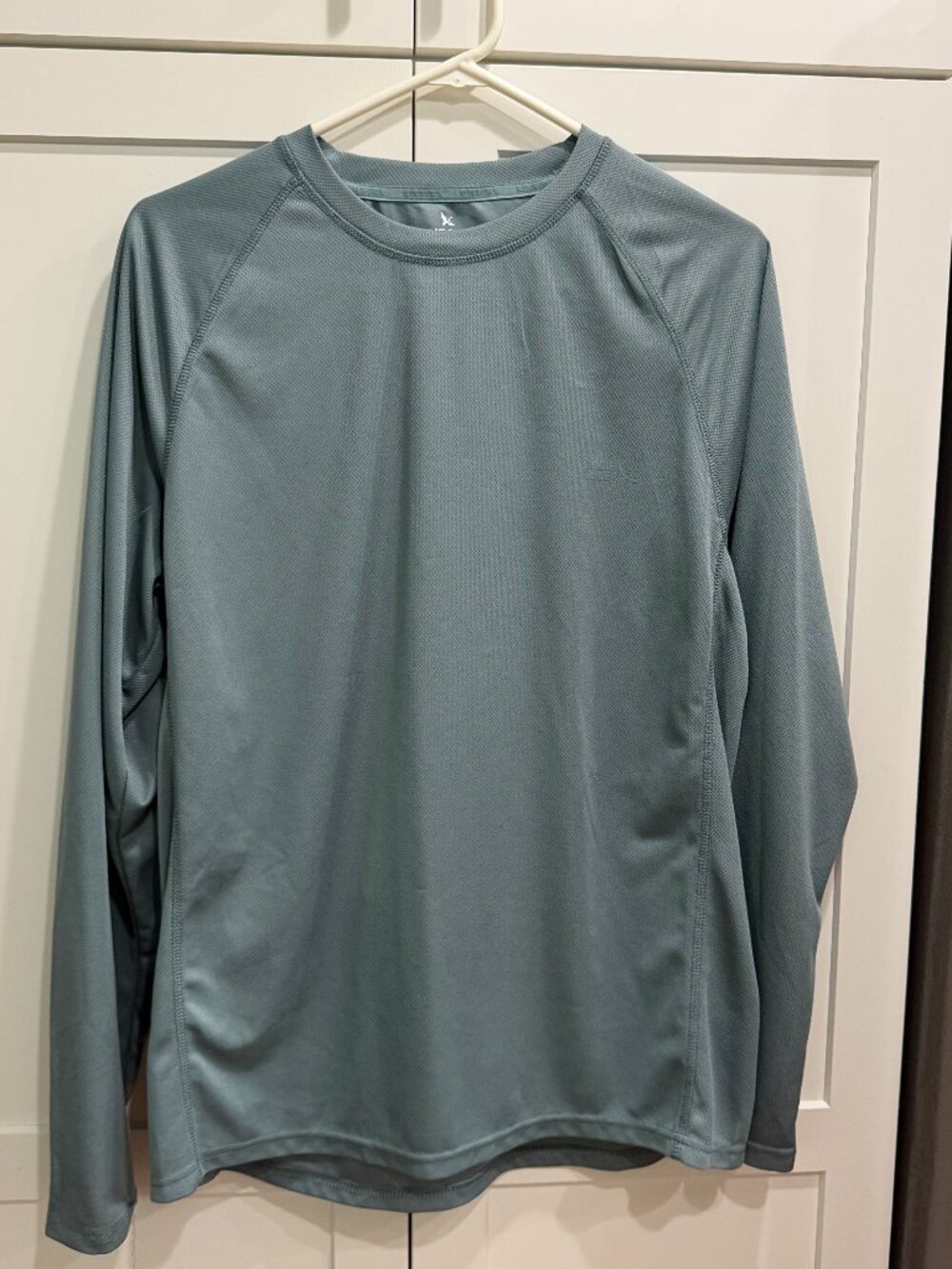 Eddie Bauer Men's Swim Top, Long Sleeve, Large, Green, Rash guard, Lighweight